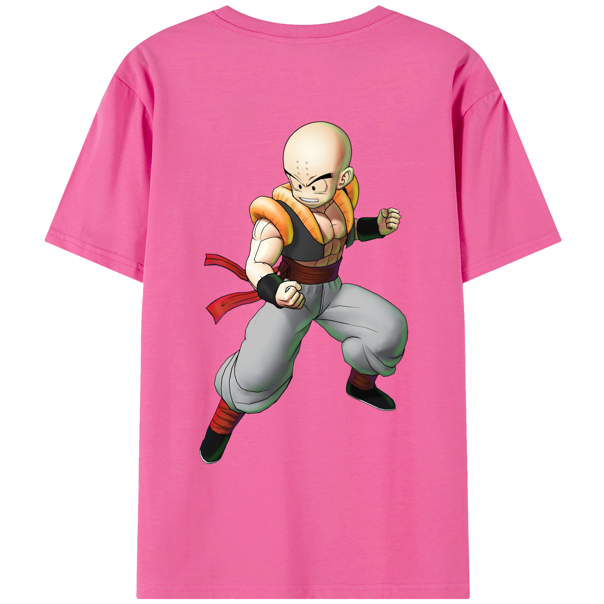 （画像用） ドラゴンボール クリリン DRAGON BALL krillin レディース半袖Tシャツ(バックプリント)